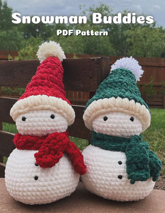 Snowman Buddies Crochet Pattern